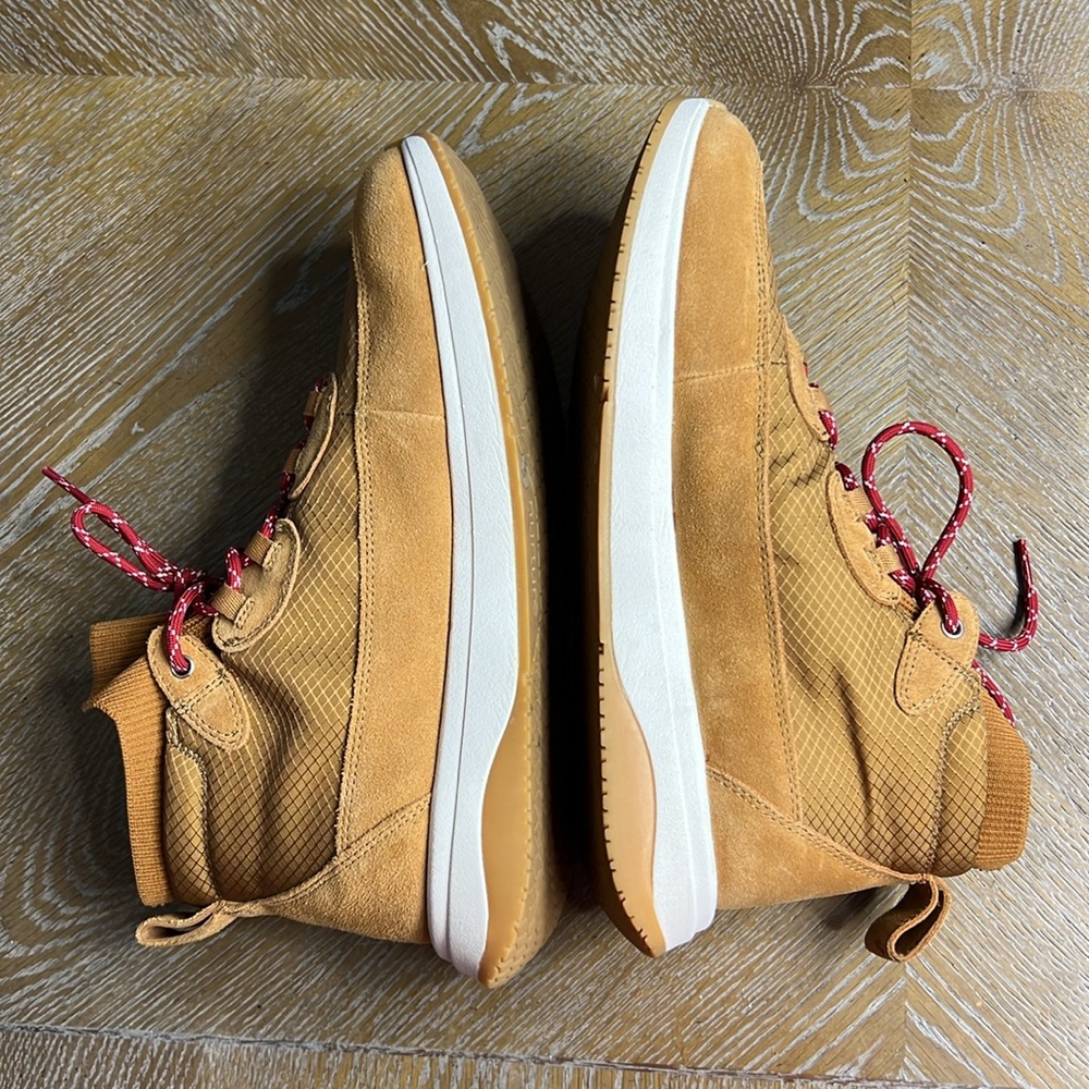 NURTURE Elias Mixed Material Platform High Top Sneakers 10 - Picture 8 of 10